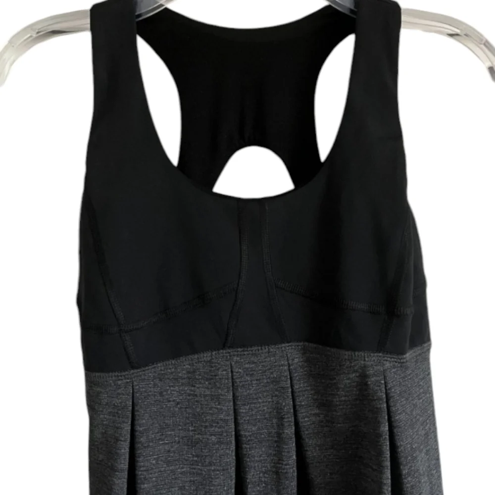 Lululemon Run Back On‎ Track Tank Heathered Cinched Waist Top